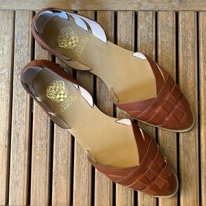 Vince Camuto tan huarache sandals